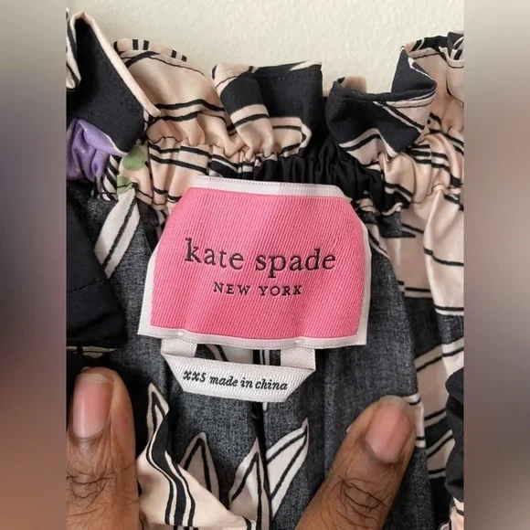 Kate Spade Falling Flower Dress Size XXS